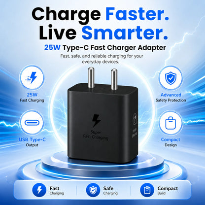 FoneForge 25W Type-C Fast Charger Adapter