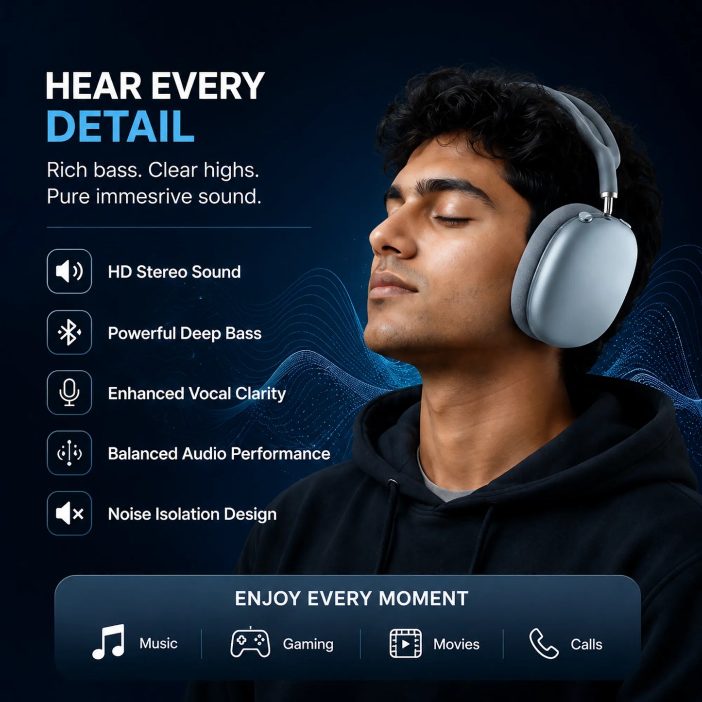 FoneForge Max Wireless Headphones