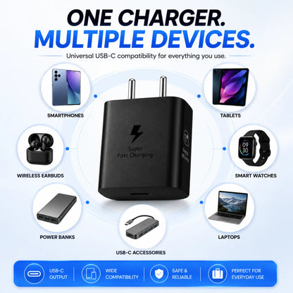 FoneForge 25W Type-C Fast Charger Adapter