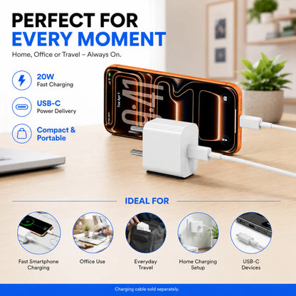 FoneForge 20W USB-C Power Adapter | Apple devices
