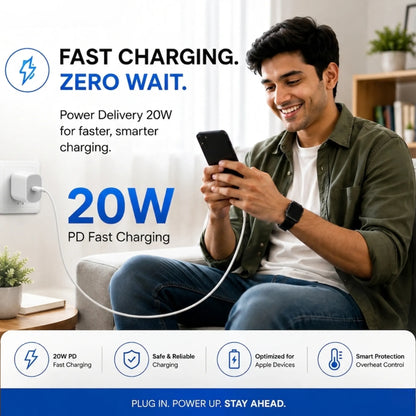 FoneForge 20W USB-C Power Adapter | Apple devices