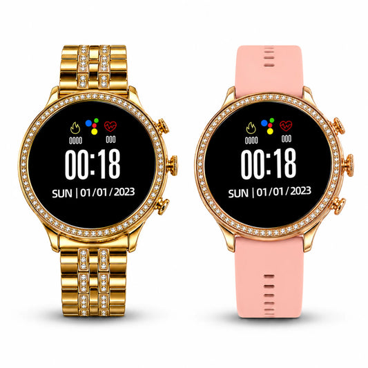 FoneForge Gen 9 Diamond Strap HD Display Smartwatch